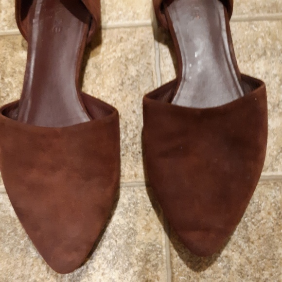 Vince Women's Nina D'Orsay Suede Flats. Made in Italy. - Picture 8 of 10